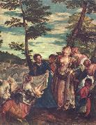 Paolo Veronese Rettung des Mosesknaben aus den Fluten des Nils France oil painting artist